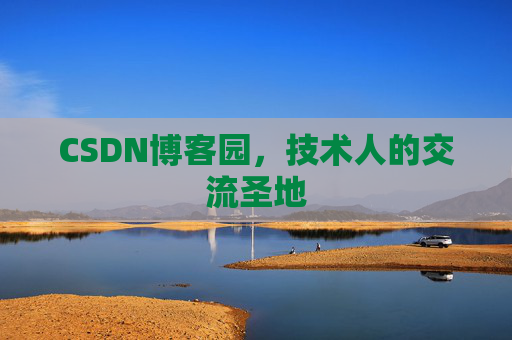 CSDN博客园，技术人的交流圣地